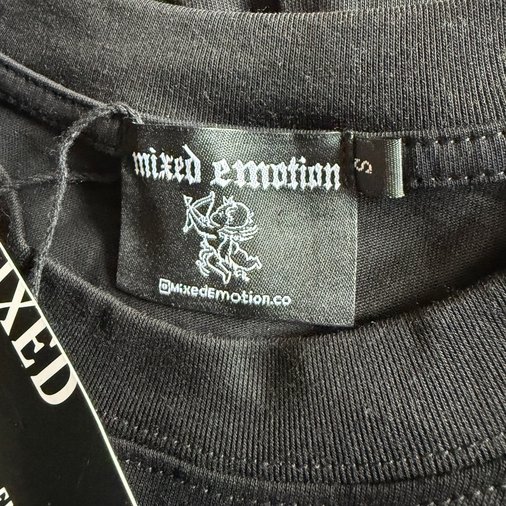 Mixed Emotion Wicked Goblin Black Shirt with Rhinestone - Small - Picture 4 of 6